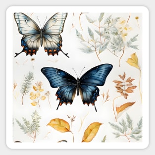 Butterflies Watercolor 11 - Mourning Cloak Sticker